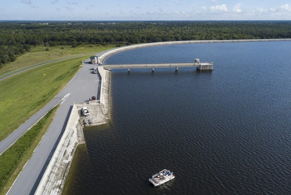 Water quality sampling at Regional Reservoir