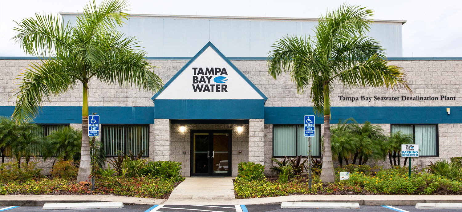 Front of Tampa Bay Seawater Desalination Facility