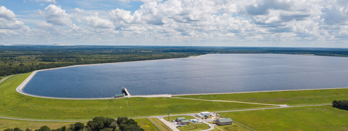 Aerial view of CW Bill Young Regional Reservoir