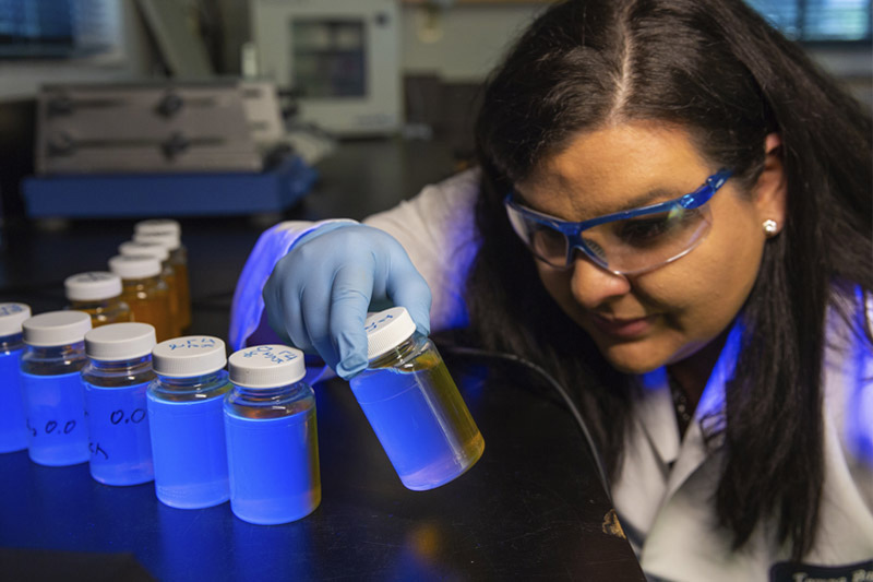 Microbiology section in Tampa Bay Water's State-certified laboratory