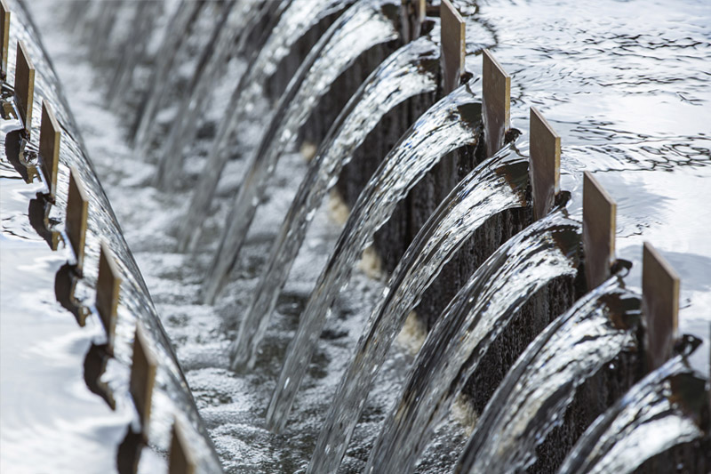 Weir filters at the Tampa Bay Regional Surface Water Treatment Plant