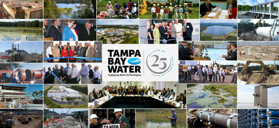 Collage of photos from 25 years