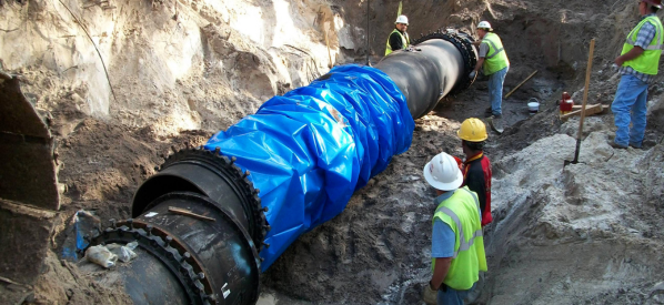 Pipe installation photo